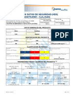 Acetileno Hoja de Seguridad