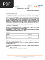 Comunicado 19 Cdir