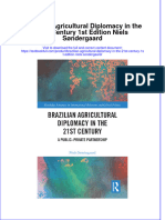 Full Chapter Brazilian Agricultural Diplomacy in The 21St Century 1St Edition Niels Sondergaard PDF