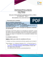 Guia de Actividades y Rúbrica de Evaluación - Unidad 1 - Paso 2 - Acercamiento A Los Actores Del Acto Didáctico