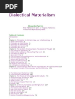 Dialectical Materialism 1