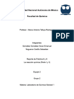 Universidad Nacional Autónoma de México Facultad de Química: Profesor: Marco Antonio Tafoya Rodriguez