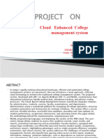 Cloud Based College Management System