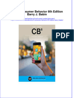 PDF CB 8 Consumer Behavior 8Th Edition Barry J Babin Ebook Full Chapter