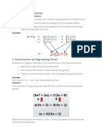 Factorisation 8th