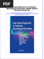 Full Chapter Case Based Approach To Common Neurological Disorders 2024Th Edition Krishna Kumar Oli PDF