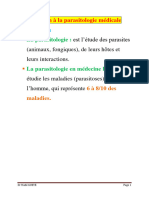 Généralités Sur La Parasitologie Mycologie