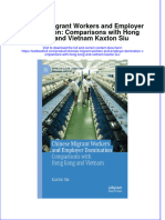 PDF Chinese Migrant Workers and Employer Domination Comparisons With Hong Kong and Vietnam Kaxton Siu Ebook Full Chapter