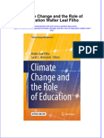 PDF Climate Change and The Role of Education Walter Leal Filho Ebook Full Chapter