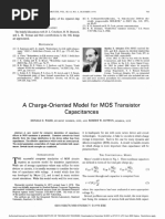 A Charge-Oriented Model For MOS Transistor Capacitances