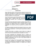 Unidad III El Pensamiento Formal Desde El Punto de Vista de La Equilibración