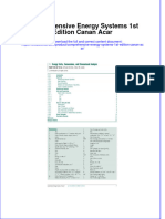 PDF Comprehensive Energy Systems 1St Edition Canan Acar Ebook Full Chapter