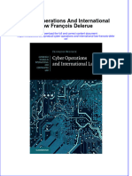 PDF Cyber Operations and International Law Francois Delerue Ebook Full Chapter