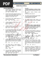 Miscelanea Analisis Combinatorio - Probabilidades