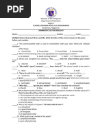 Summative Test Grade 9