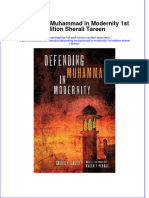 PDF Defending Muhammad in Modernity 1St Edition Sherali Tareen Ebook Full Chapter