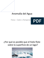 Anomalía Del Agua