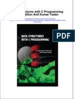 Full Chapter Data Structures With C Programming 2Nd Edition Anil Kumar Yadav PDF