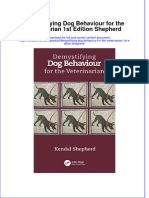 Full Chapter Demystifying Dog Behaviour For The Veterinarian 1St Edition Shepherd PDF