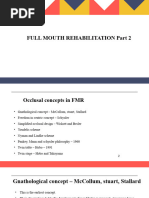 Full Mouth Rehabilitation Techniques