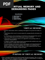 Virtual Memory and Demanding Pages