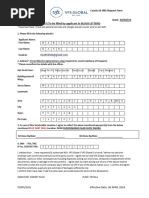 VFS Courier Request Form