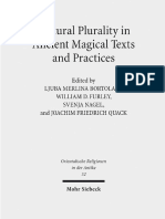 Cultural Plurality in Ancient Magical Texts and Practices Graeco Egyptian Handbooks and Related Traditions 3161564782 9783161564789 - Compress