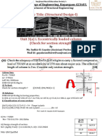 3a - Column Subjected To Bending - Numerical