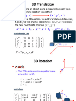 3D Transformation