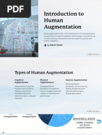 Introduction To Human Augmentation