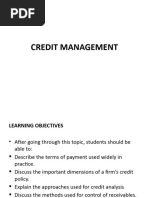 Credit Management