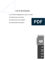 Evaluacion de La Discalculia