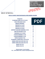 Devis Es: Échafaudage 100M2 Lot Complet