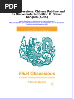 Textbook Filial Obsessions Chinese Patriliny and Its Discontents 1St Edition P Steven Sangren Auth Ebook All Chapter PDF