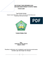 (Sosiologi) Ini Adalah Tugas Yang Saya Buat Saat Gabut Dan Memang Tidak Ada Niat