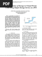 Implementation of Storage in Virtual Private Cloud Using Simple Storage Service On AWS