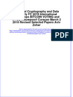 PDF Financial Cryptography and Data Security FC 2018 International Workshops Bitcoin Voting and WTSC Nieuwpoort Curacao March 2 2018 Revised Selected Papers Aviv Zohar Ebook Full Chapter