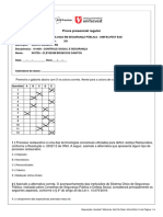 CONTROLE SOCIAL E SEGURANÇA - Prova