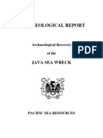 Archaeological Recovery of The JAVA SEA