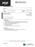 Cambridge IGCSE: Combined Science 0653/42