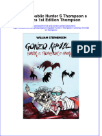 Textbook Gonzo Republic Hunter S Thompson S America 1St Edition Thompson Ebook All Chapter PDF