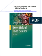 PDF Essentials of Food Science 5Th Edition Vickie Vaclavik Ebook Full Chapter