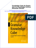 PDF Granular Knowledge Cube An Expert Finder System For Knowledge Carriers Alexander Denzler Ebook Full Chapter