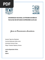 Juicio de Arrendamiento Inmobiliario