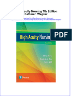 PDF High Acuity Nursing 7Th Edition Kathleen Wagner Ebook Full Chapter