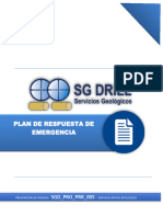 SGD-PRO-PRR-005 Plan de Respuesta de Emergencia Sgdrill 2021 - REV Emergencia Lundin-REV-05