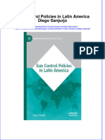 PDF Gun Control Policies in Latin America Diego Sanjurjo Ebook Full Chapter