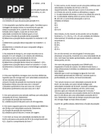 EXERCÍCIOS MOVIMENTO UNIFORME - 1a SÉRIE 2o BI