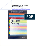 PDF Haloalkyne Chemistry 1St Edition Huanfeng Jiang Ebook Full Chapter