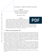 Astronomical Observations A Guide For Allied Researchers 1812.07963